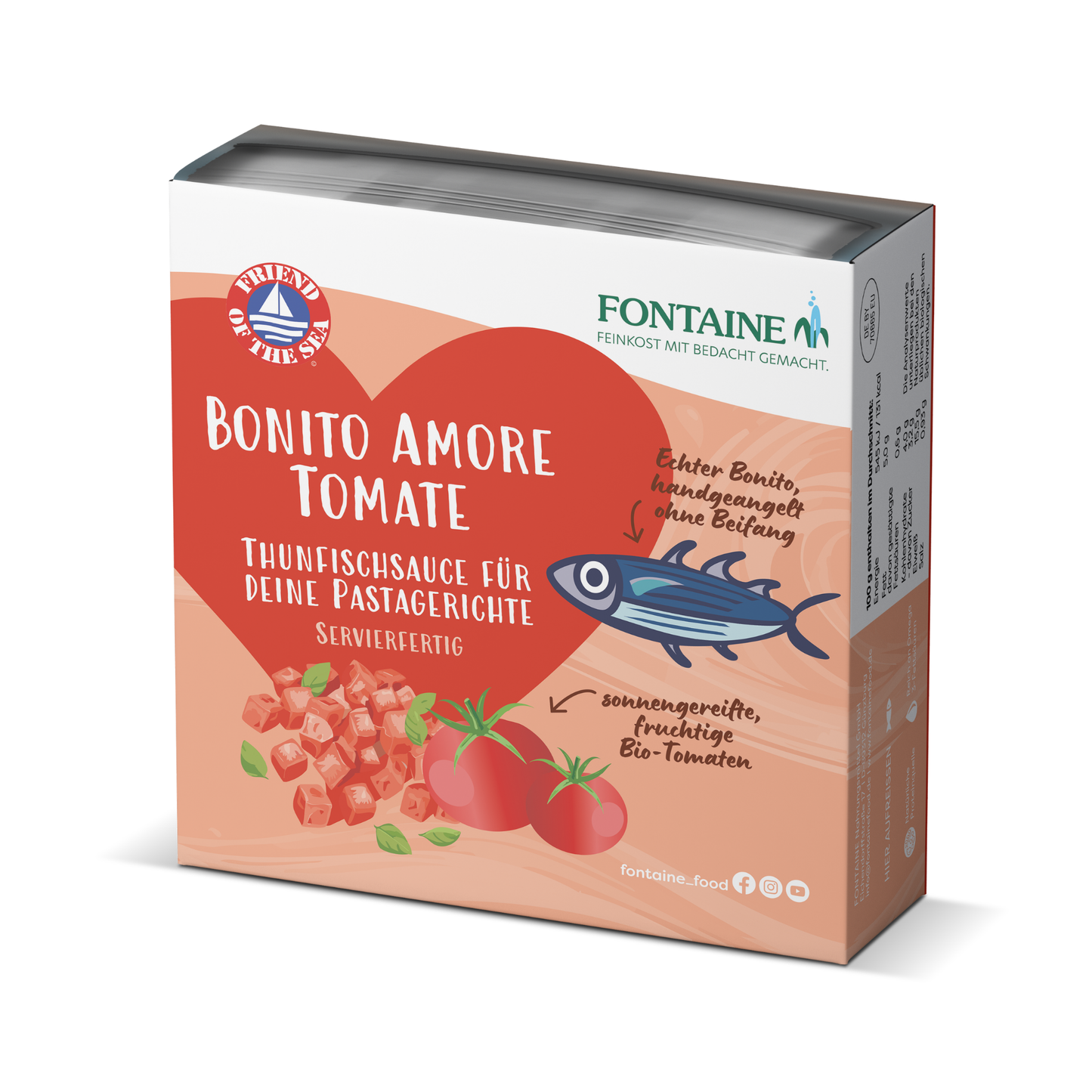 Bonito Amore Tomate - Thunfischsauce für deine Pastagerichte