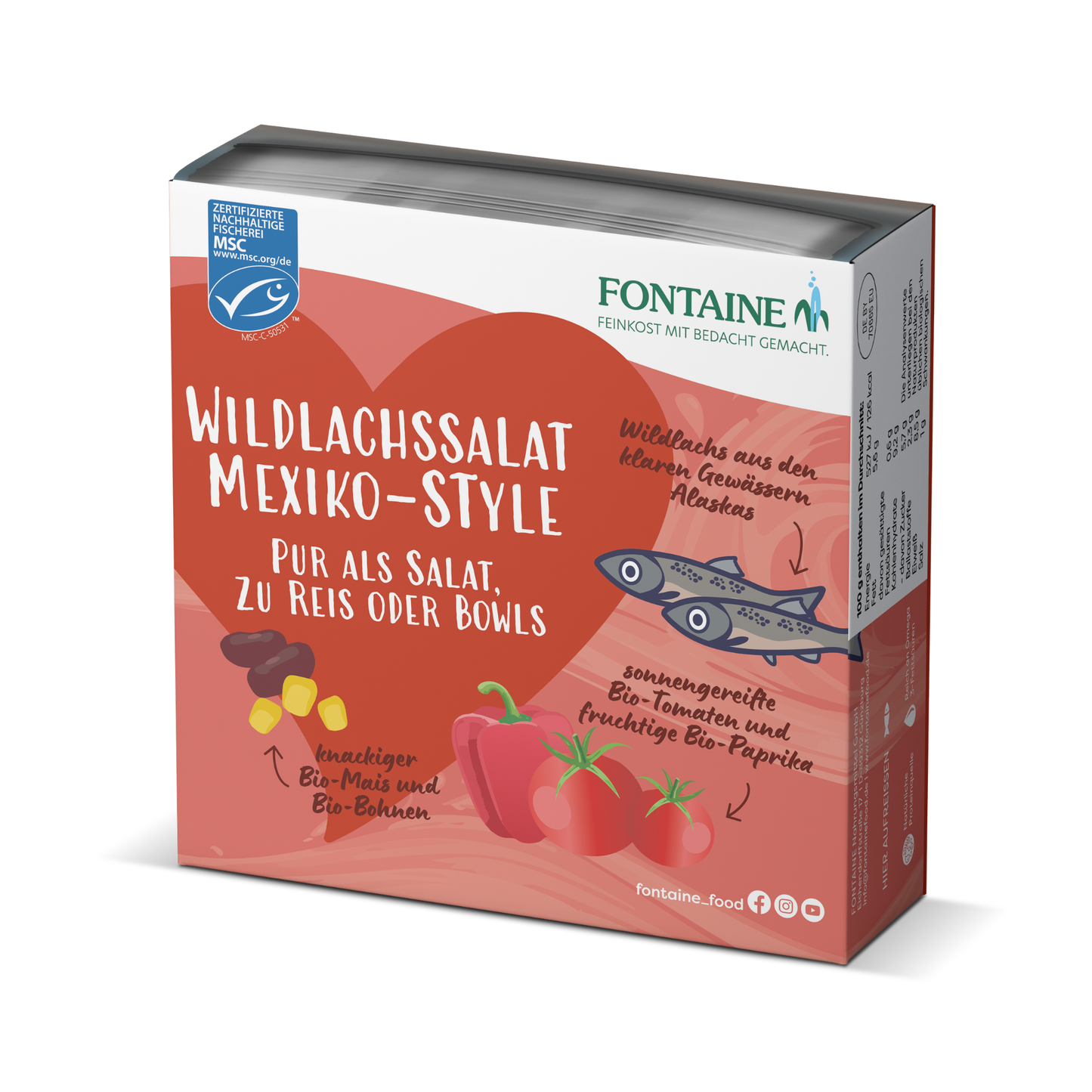 Wildlachssalat Mexiko-Style