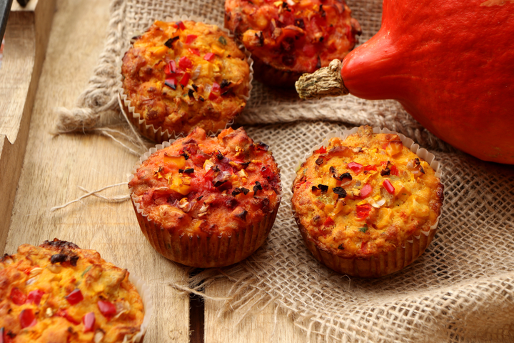 Herbstliche Thunfisch Muffins