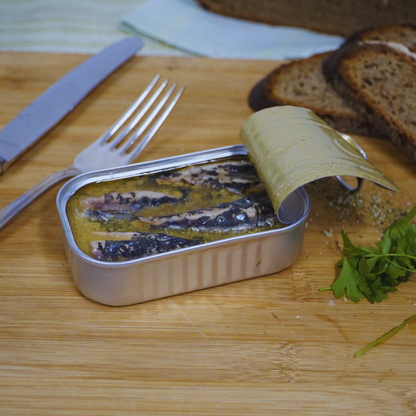15-er Pack: Premium Sardinen in nativem Bio-Olivenöl extra