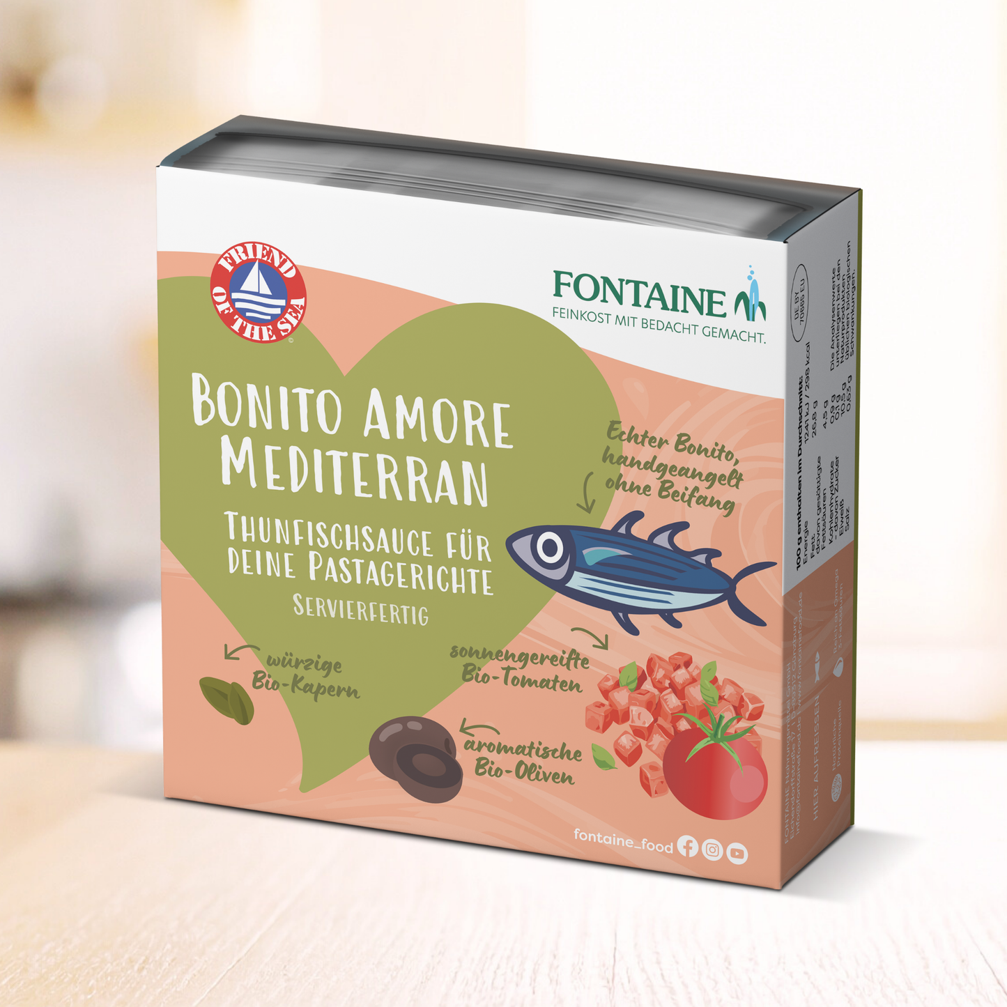 Bonito Amore Mediterran - Thunfischsauce für deine Pastagerichte
