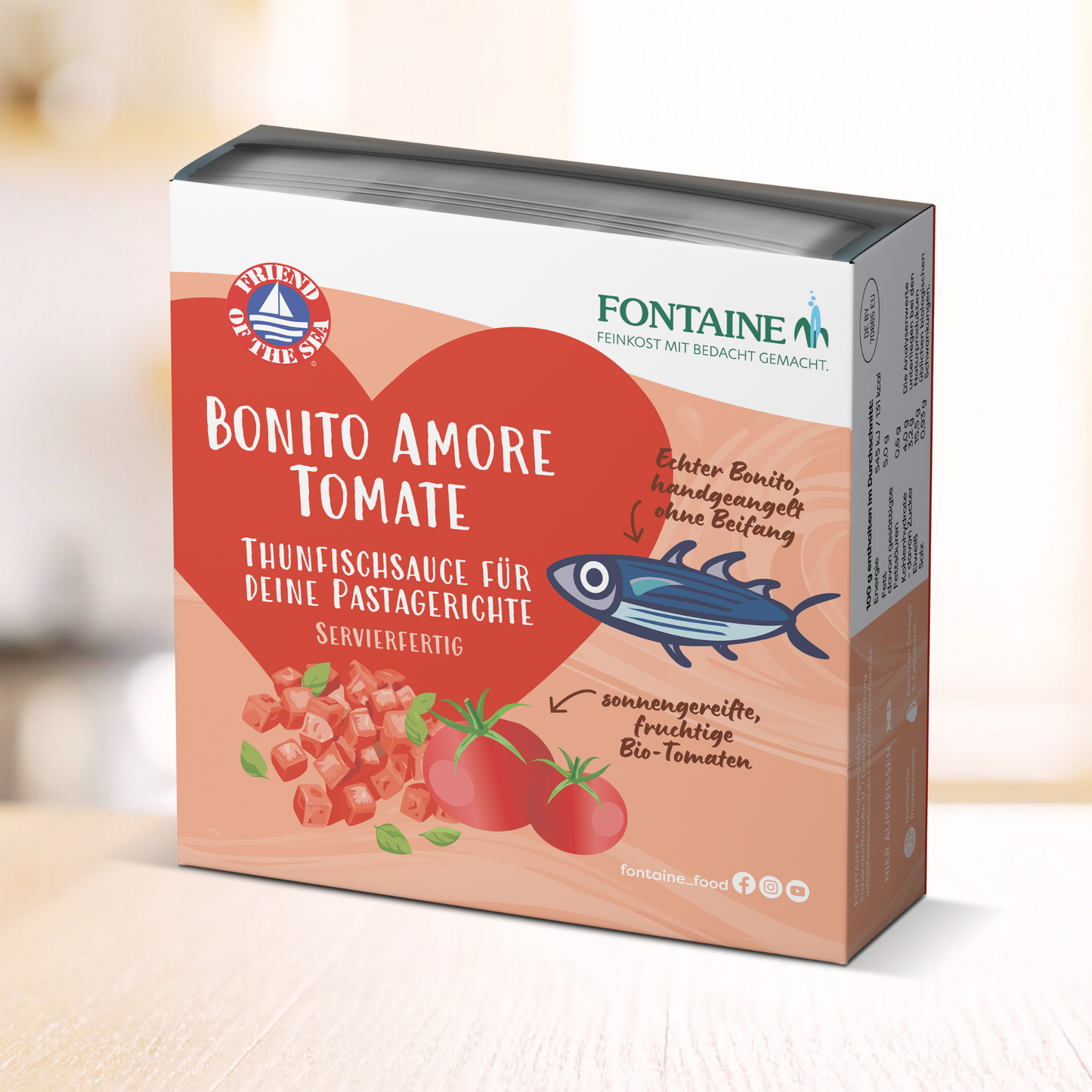 Bonito Amore Tomate - Thunfischsauce für deine Pastagerichte