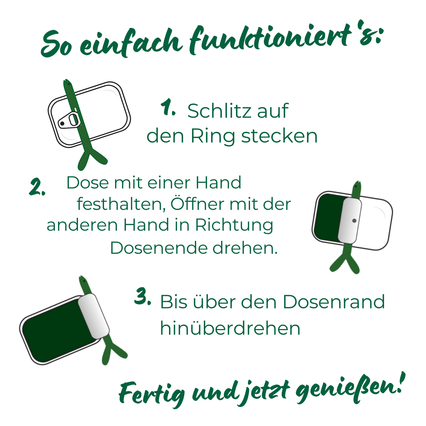 Fischdosen-Sauberöffnegerät