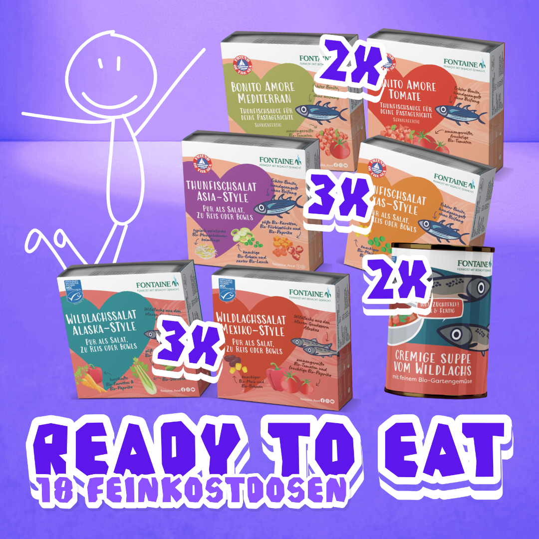 Bundle mit Thunfisch und Wildlachs-Produkten