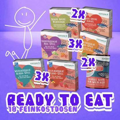 Bundle mit Thunfisch und Wildlachs-Produkten