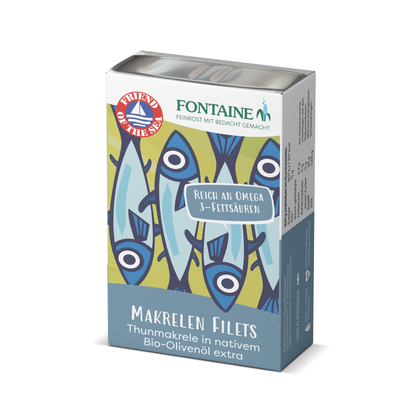 Makrelen Filets Thunmakrele in nativem Bio-Olivenöl extra