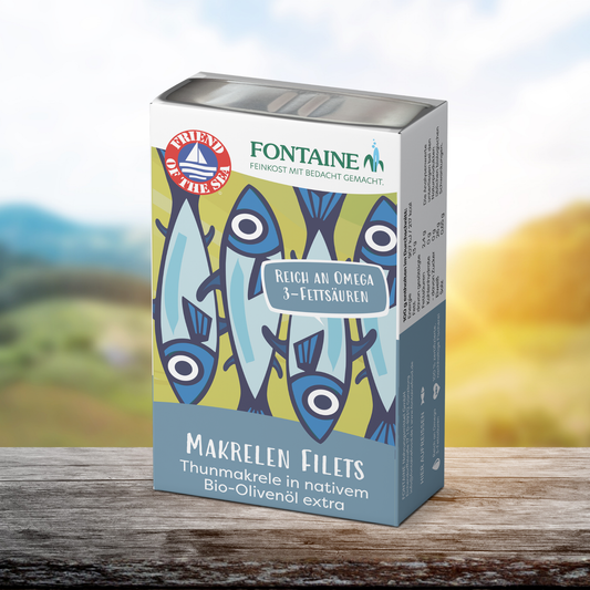 Makrelen Filets Thunmakrele in nativem Bio-Olivenöl extra