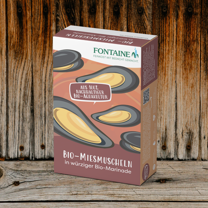 Bio-Miesmuscheln in würziger Bio-Marinade