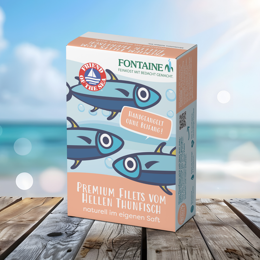 Premium Filets vom Hellen Thunfisch naturell im eigenen Saft