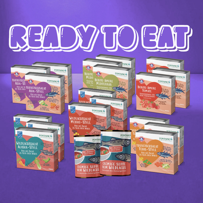 Ready to Eat Box mit 18 Feinkostdosen: Smarte Küche für bewusste Genießer