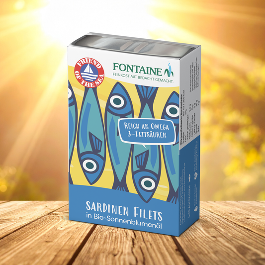 Sardinen Filets in Bio-Sonnenblumenöl