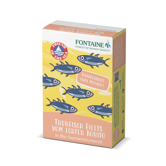 Thunfisch Filets vom Echten Bonito - in Bio-Sonnenblumenöl