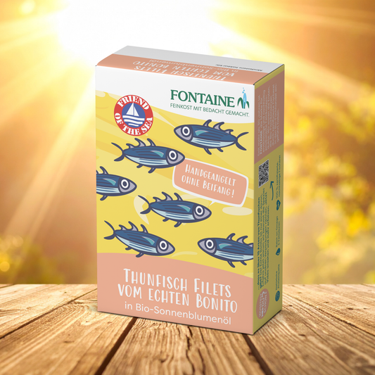 Thunfisch Filets vom Echten Bonito - in Bio-Sonnenblumenöl