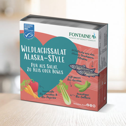 Wildlachssalat Alaska-Style