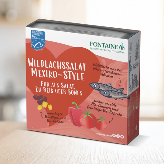 Wildlachssalat Mexiko-Style